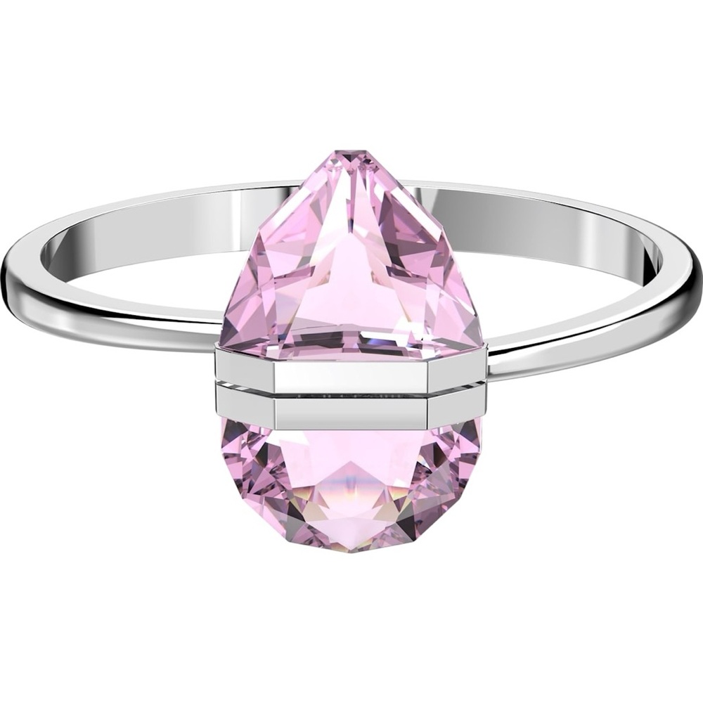 Swarovski Lucent Pink Crystal Bangle Bracelet | Magnetic Closure